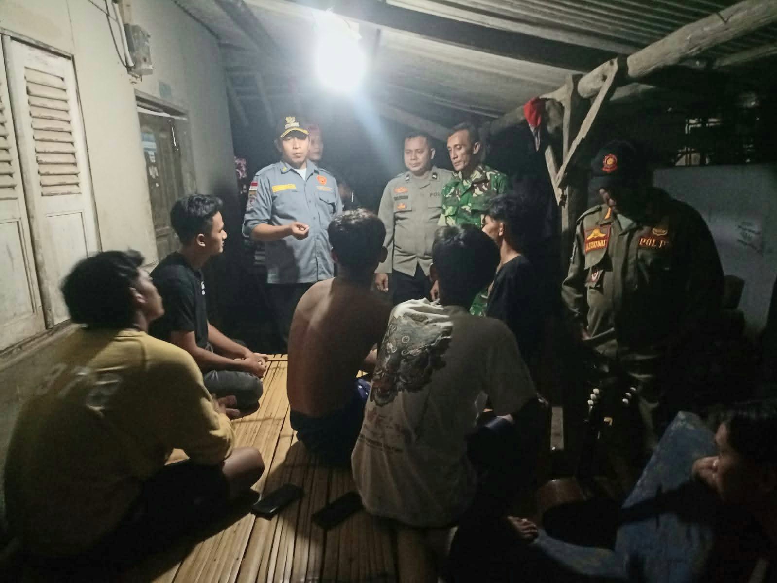 Pemdes Panyindangan Kulon Terapkan Operasi Jam Malam Bagi Pelajar yang Nongkrong Sampe Larut Malam