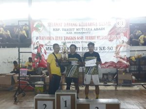 Unit Mingguan PATROL, Raih Juara Turnamen Bulutangkis HUT RI Ke-80 KSP Terbit Mutiara Abadi Indramayu