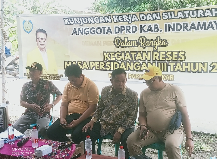 Anggota Dewan Fraksi Golkar H.Tatang Sutardi Serap Aspirasi Warga