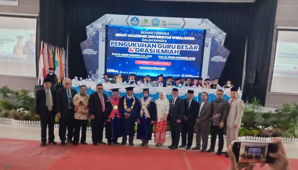 Dua akademisi yang menorehkan sejarah tersebut adalah Prof. Dr. Ujang Suratno, S.H., M.Si., sebagai Guru Besar Bidang Ilmu Hukum Hak...