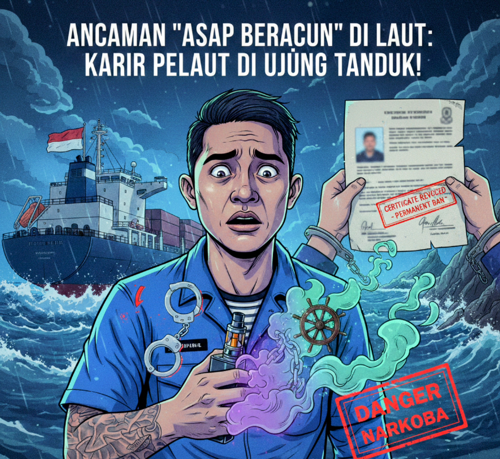 Ancaman “Asap Beracun” di Laut: Karir Pelaut Indonesia di Ujung Tanduk Akibat Vape Narkoba