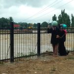 Debit air Sungai Cimanuk di wilayah Desa Rambatan Kulon, Kecamatan Lohbener, Kabupaten Indramayu, dilaporkan kembali mengalami peningkatan