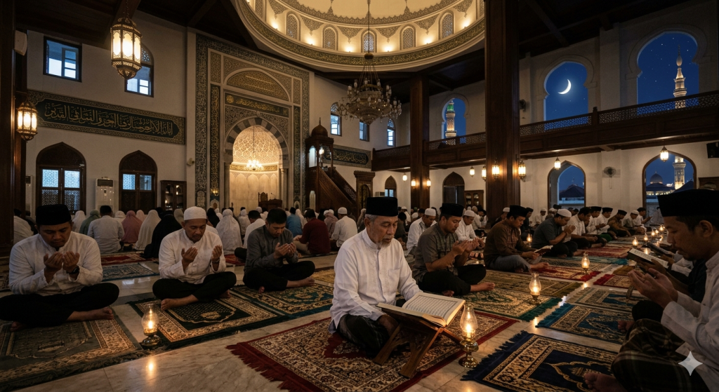 Menandai perjalanan ibadah puasa yang telah mencapai hari ke-24 berdasarkan ketetapan Pemerintah RI dan Nahdlatul Ulama (NU), atau hari ke-25