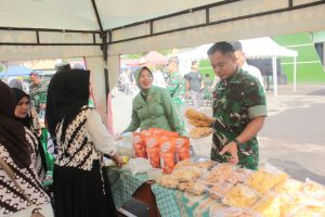 Bantu Masyarakat Hadapi Lonjakan Harga Jelang Idul Fitri, Kodim 0616/Indramayu Gelar Bazar Murah Ramadhan