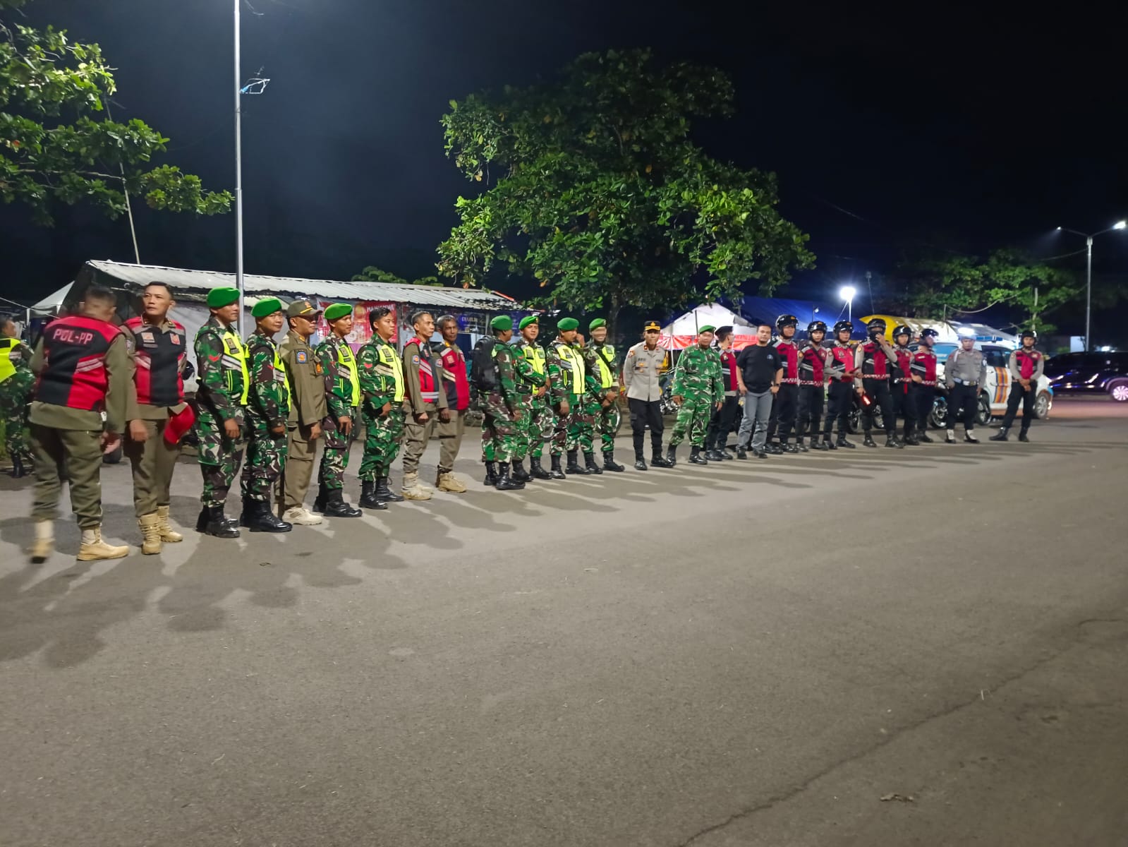 Jaga Kekhusyuan Malam Idul Fitri, Tiga Pilar Indramayu Gelar Patroli Gabungan KRYD