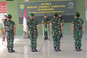 Dandim 0616 Indramayu Pimpin Sertijab Danramil dan Danki Produksi