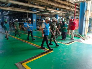 Perkuat Pengamanan Objek Vital Nasional, Dandim 0616 Indramayu Dampingi LO TNI–PLN di PLTU Sumuradem