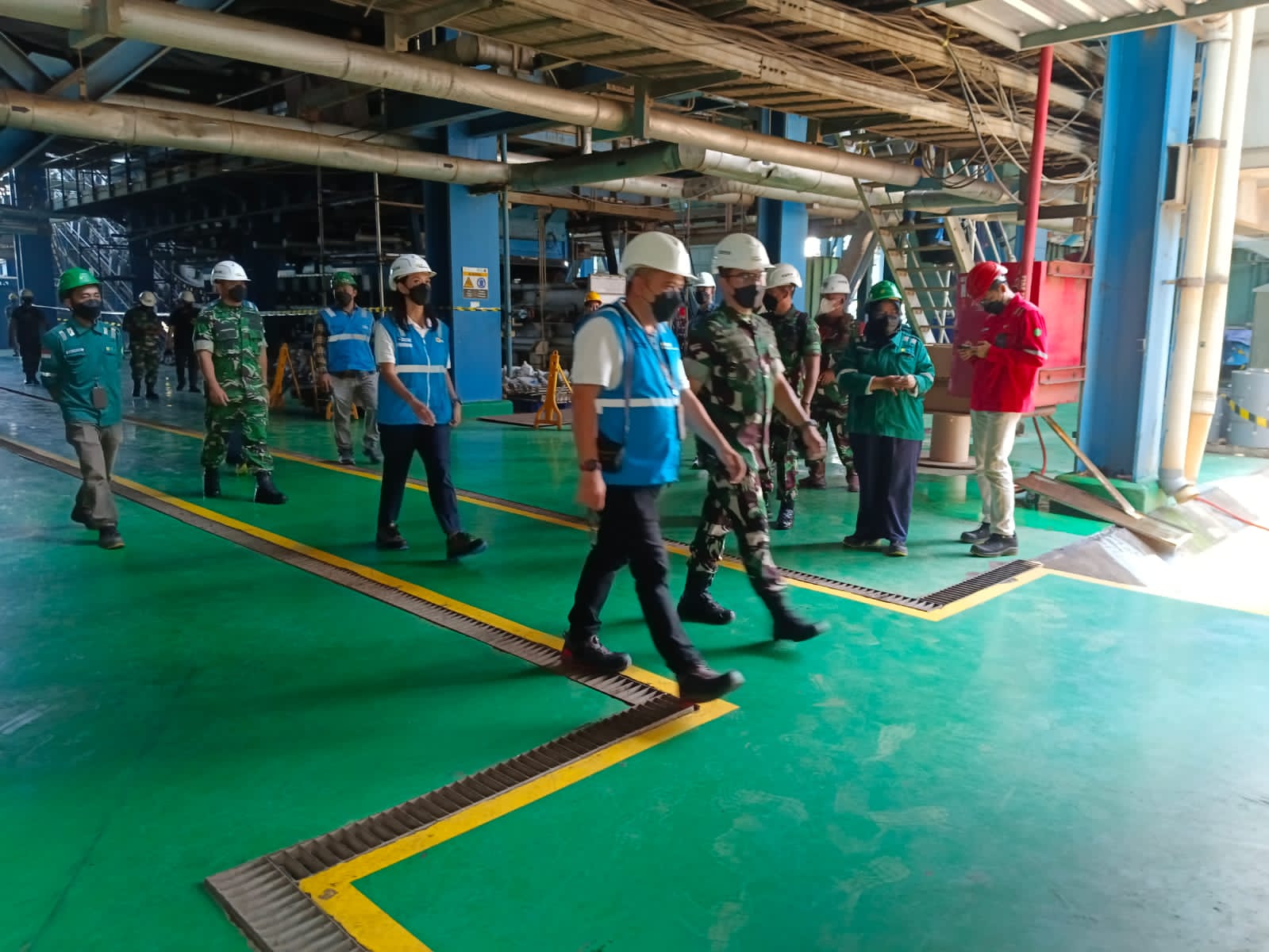 Perkuat Pengamanan Objek Vital Nasional, Dandim 0616 Indramayu Dampingi LO TNI–PLN di PLTU Sumuradem