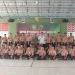 Komandan Kodim (Dandim) 0616/Indramayu, Letkol Arm Tulus Widodo, memimpin langsung upacara pemberangkatan Korp Kadet Republik.