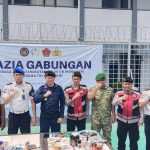 Dari hasil penyisiran tersebut, petugas mengamankan beberapa barang yang dilarang berada di dalam area hunian. Barang-barang temuan tersebut..