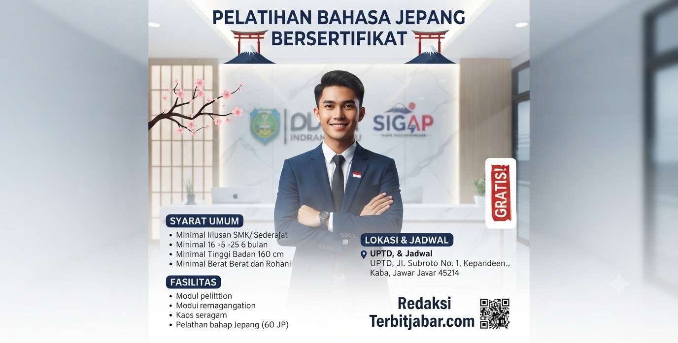 Kabar Gembira bagi Anak Muda Indramayu, DISNAKER Buka Peluang Karier ke Jepang Melalui Pelatihan Bahasa Gratis