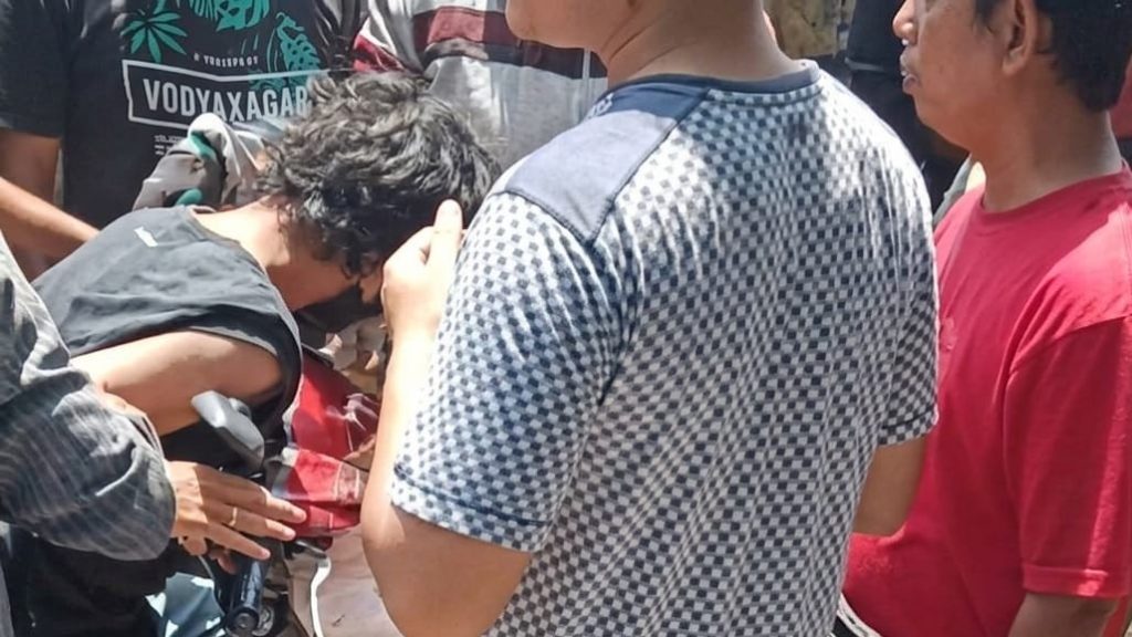 Apes! Maling Motor Tertangkap Warga Perumahan Kepandean Indramayu