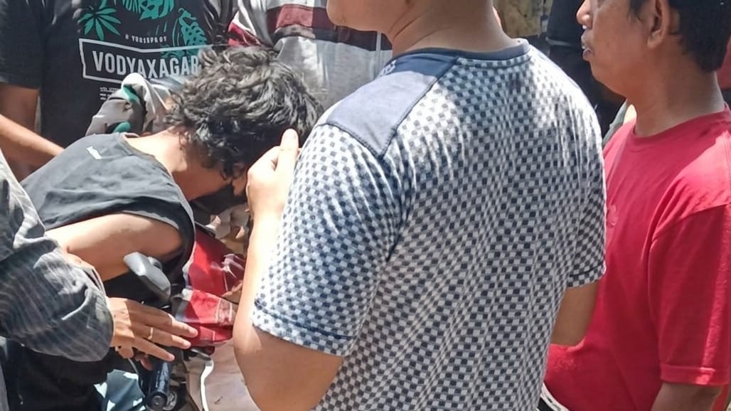 Apes! Maling Motor Tertangkap Warga Perumahan Kepandean Indramayu