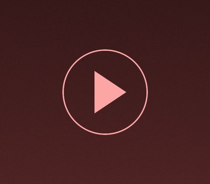 Ilustrasi tombol putar video vertikal