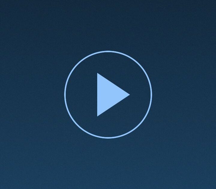 Ilustrasi tombol putar video vertikal